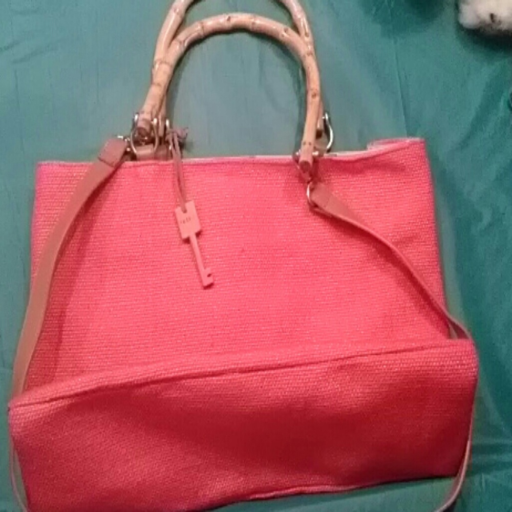 Fossil large purse/ melon color New never used